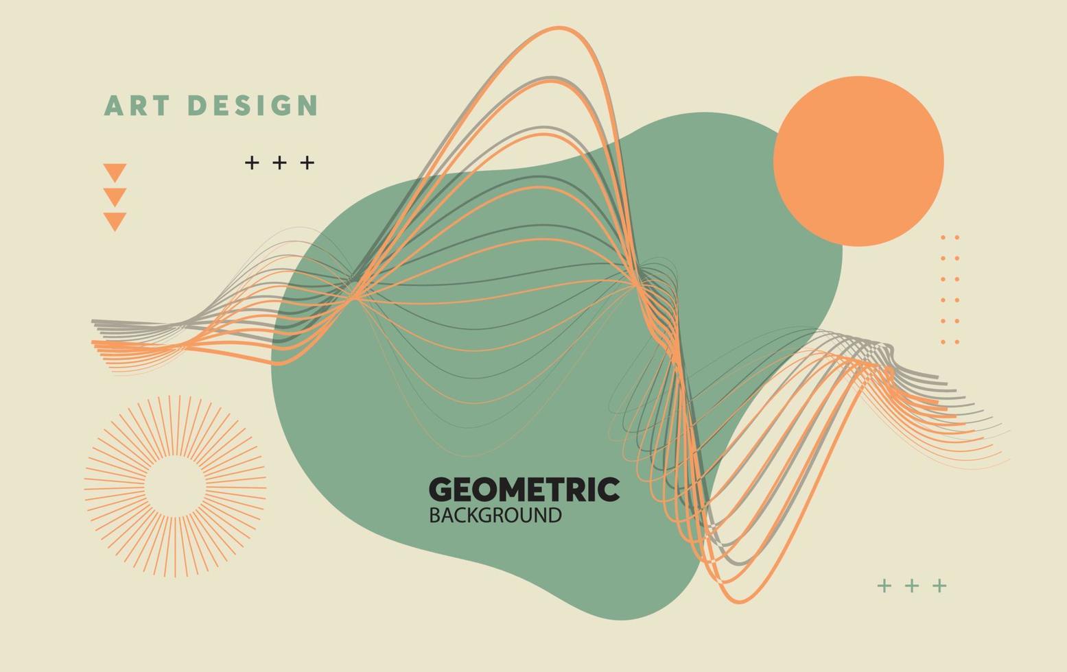 modèle de vecteur de bannière moderne d'affaires. modèle abstrait d'entreprise. formes géométriques, design moderne minimaliste vectoriel avec couleur rétro