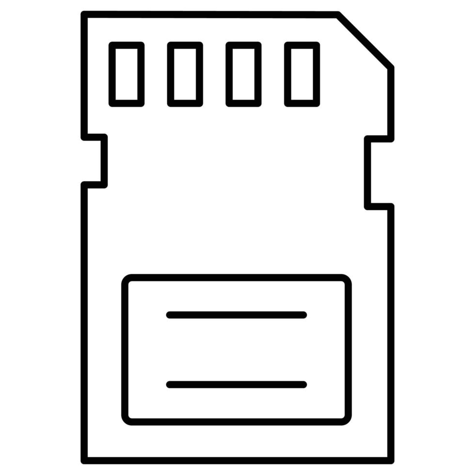 carte mémoire qui peut facilement modifier ou éditer vecteur