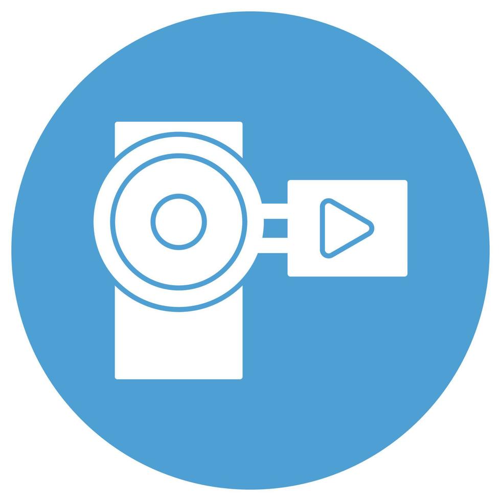 enregistreur vidéo qui peut facilement modifier ou éditer vecteur
