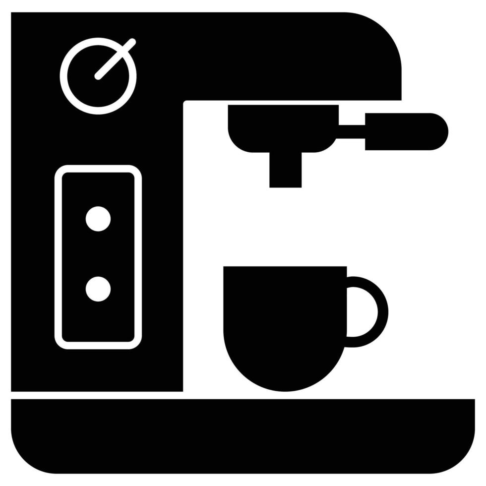 machine à café qui peut facilement modifier ou éditer vecteur