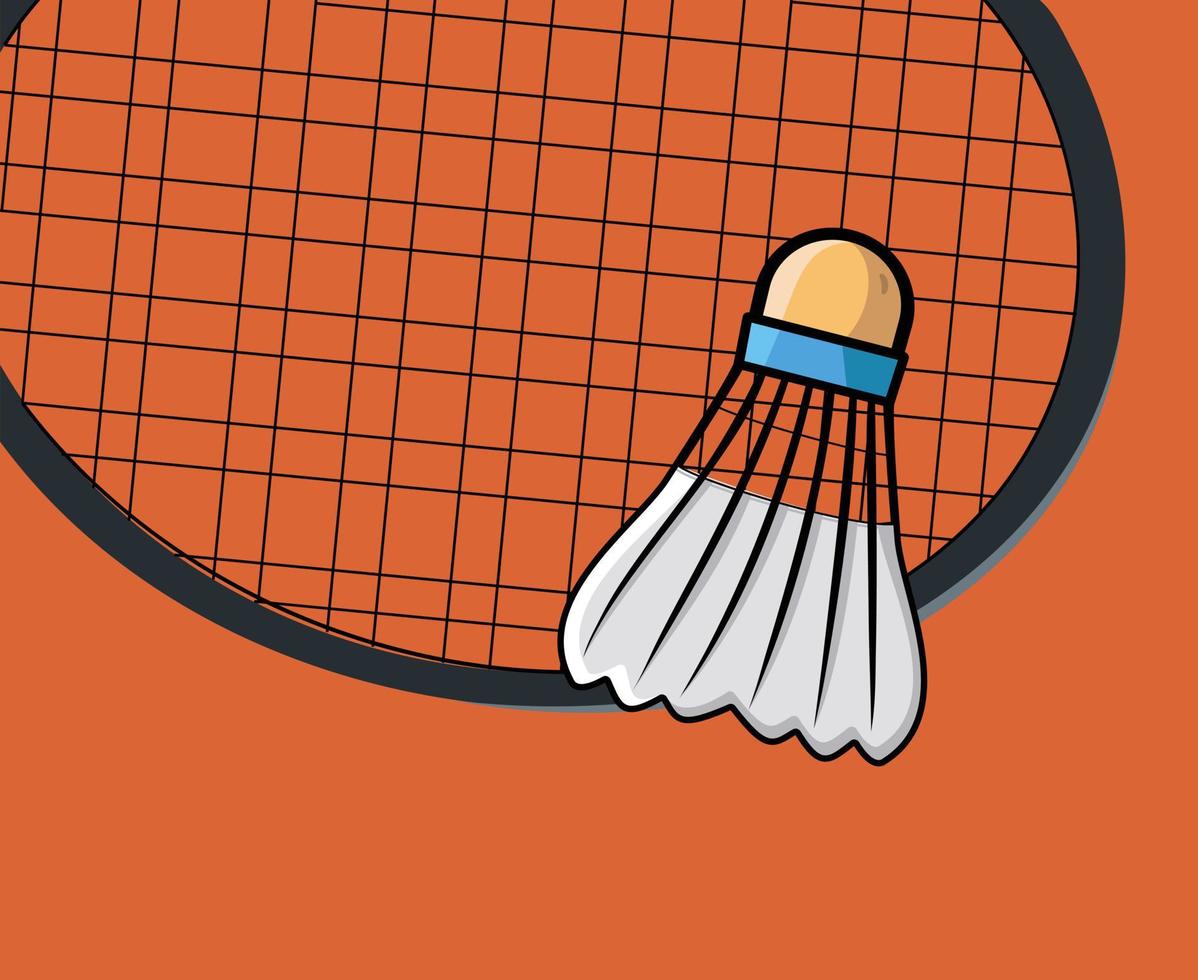 création de logo de championnat d'équipe sportive de badminton professionnel. vecteur de modèle de logo de sport de badminton. concept de logo de club de sport.