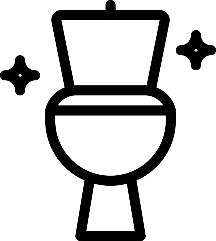 illustration vectorielle de toilette sur fond.symboles de qualité premium.icônes vectorielles pour le concept et la conception graphique. vecteur