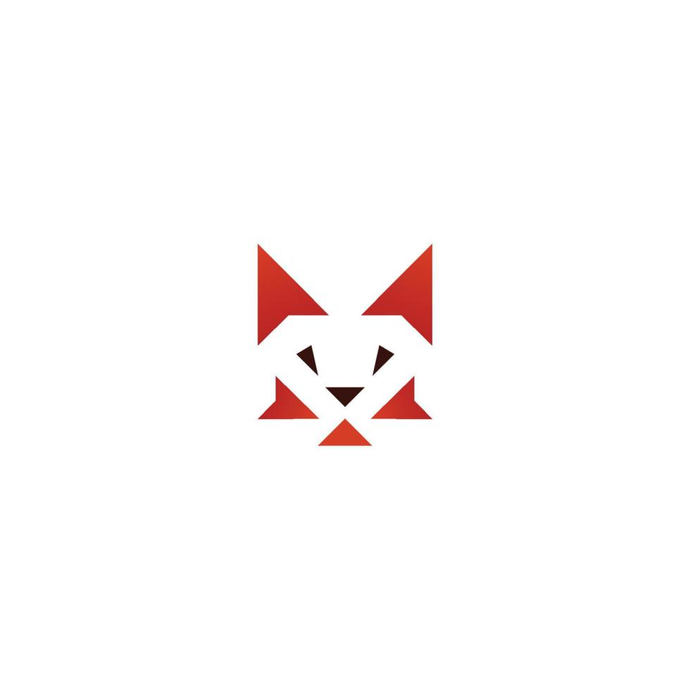image vectorielle de renard logo icône vecteur