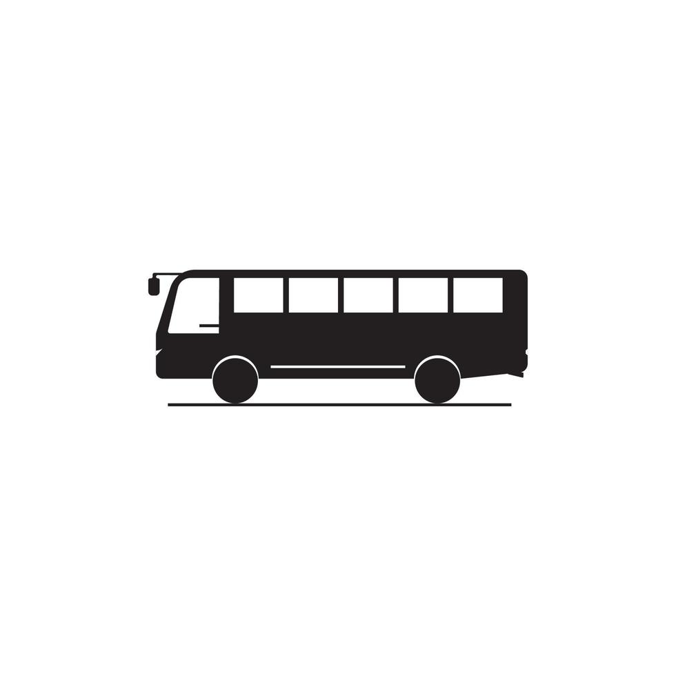 logo d'icône de bus, dessin vectoriel