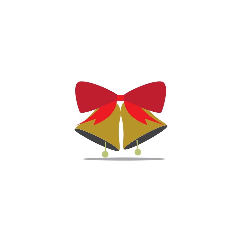 logo d'icône d'ornements de noël, création vectorielle vecteur