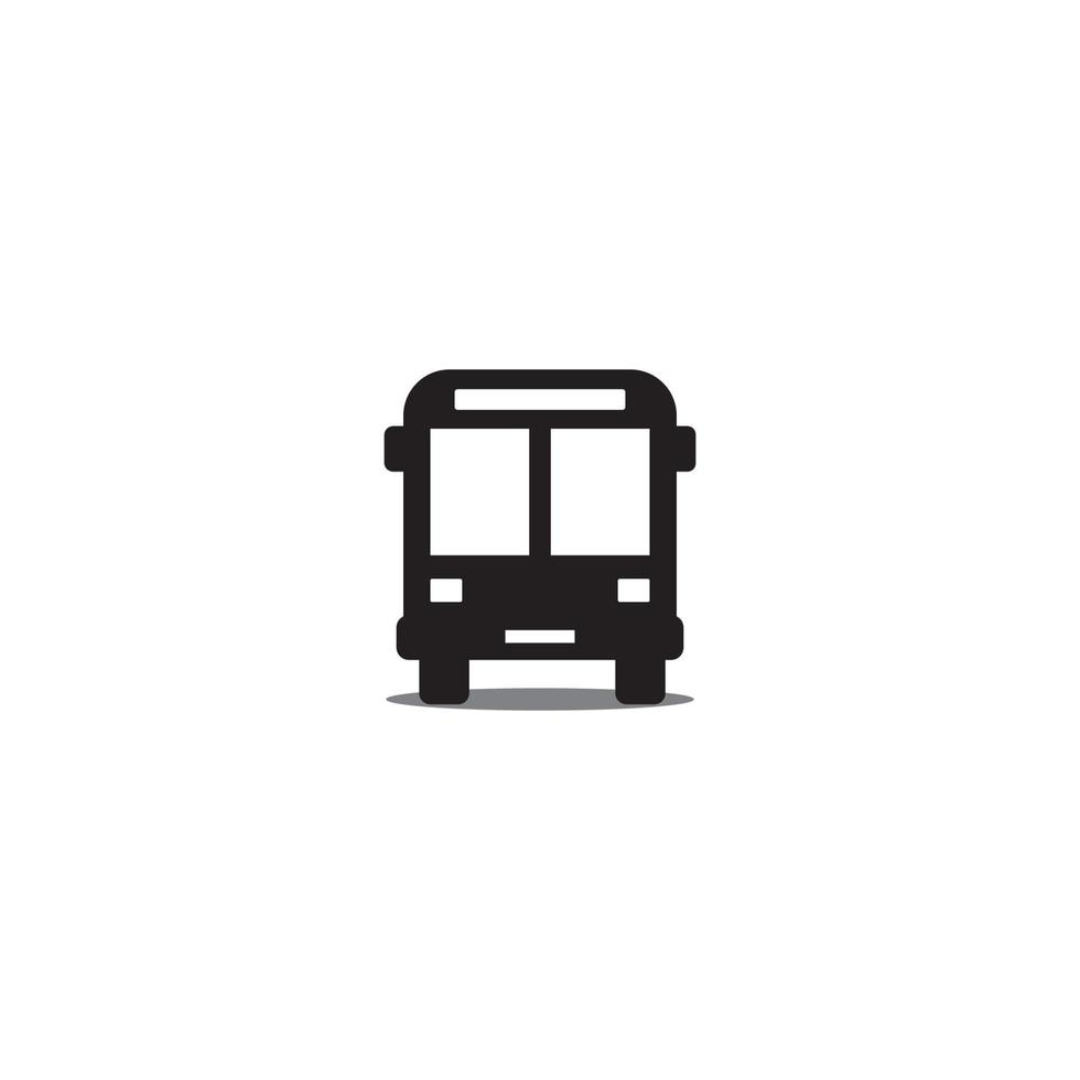 logo d'icône de bus, dessin vectoriel