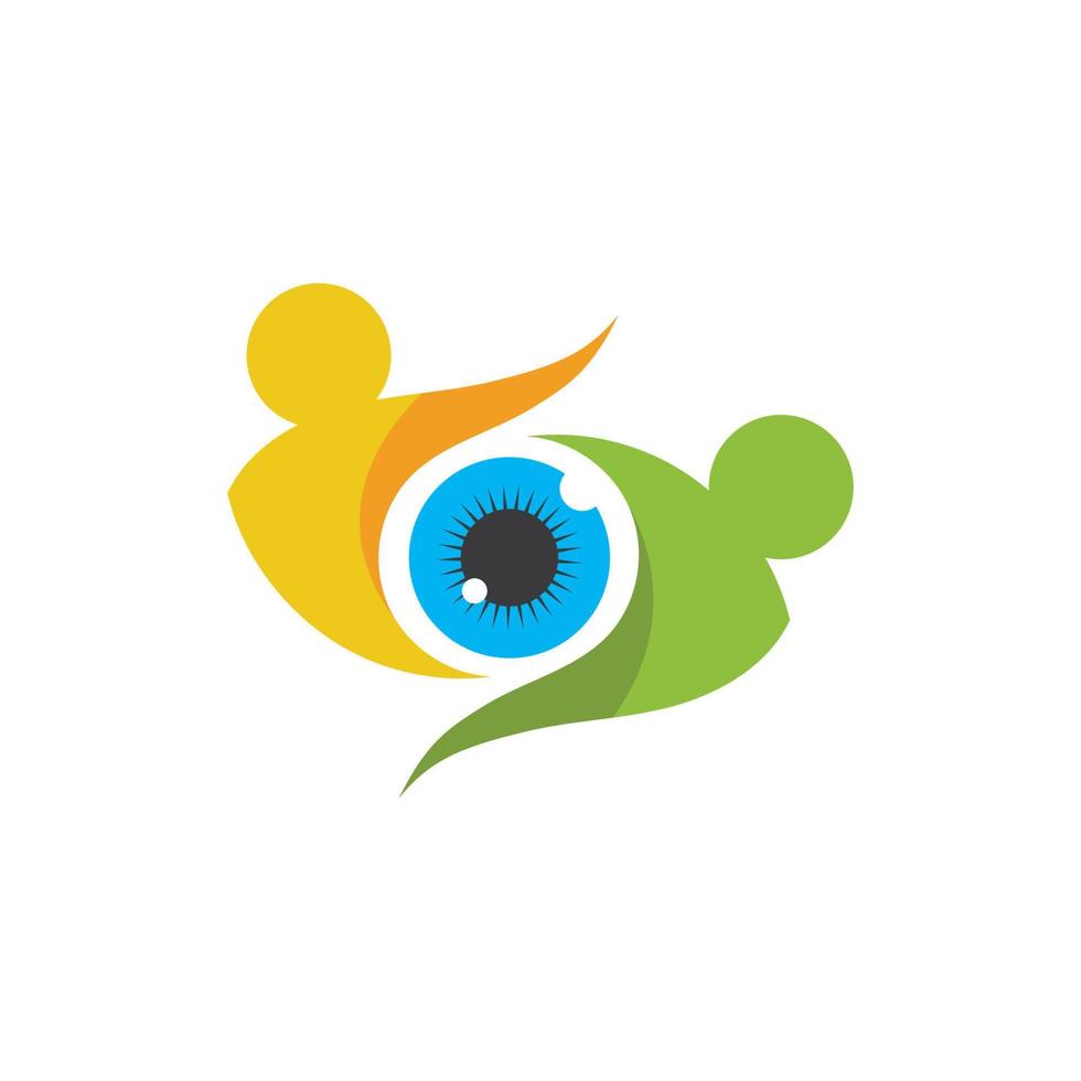 image de marque vecteur de soins oculaires d'entreprise