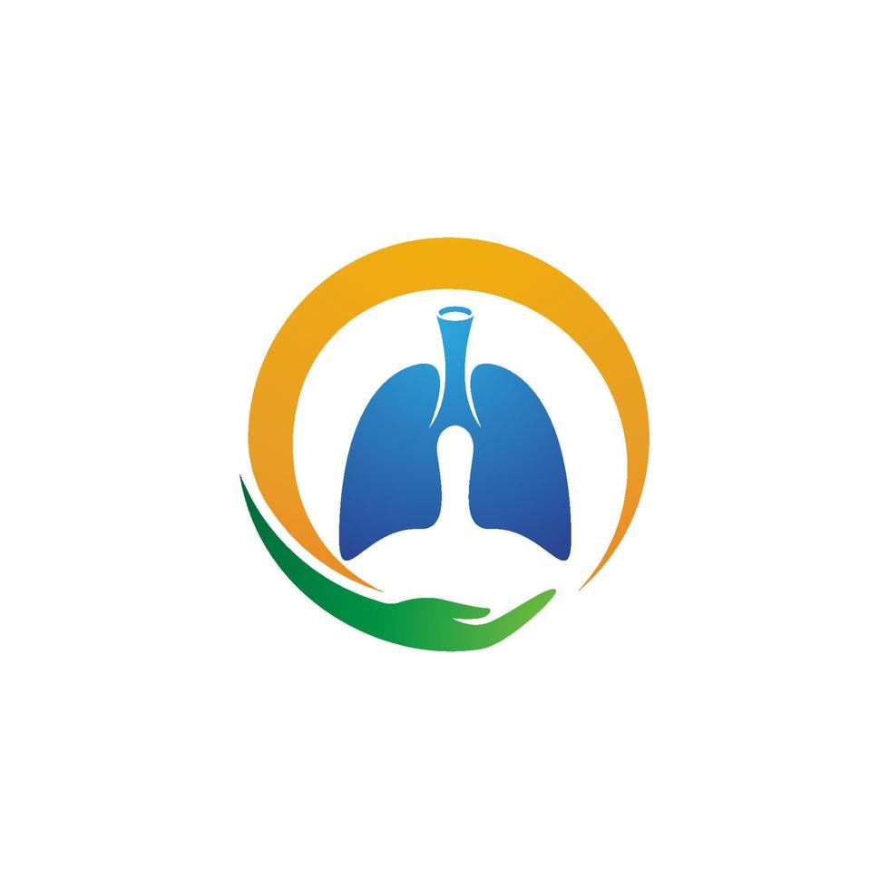 icône de vecteur de poumon pour la conception médicale