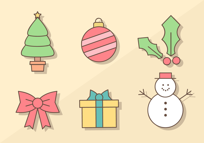 Vector Free Christmas Elements