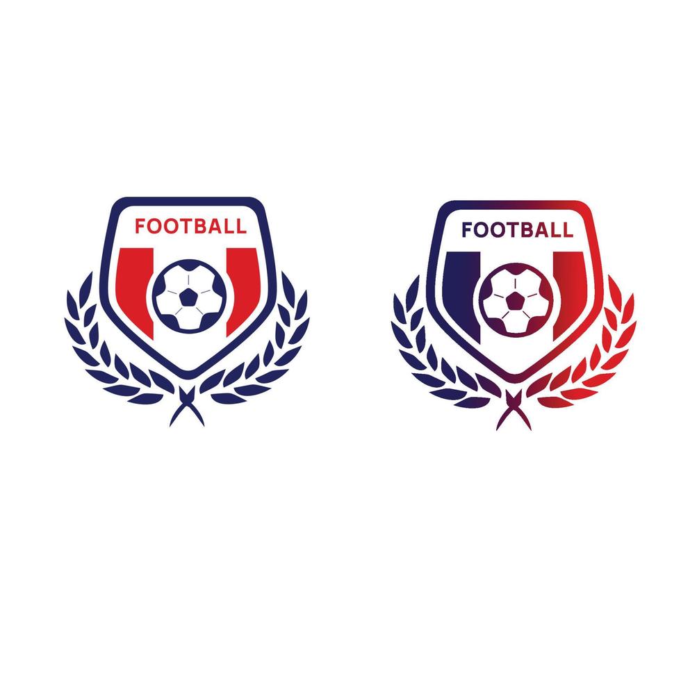 collection de logos de football 4 vecteur