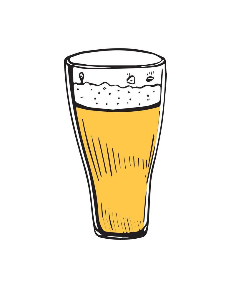 illustrateur de vecteur de chope de bière