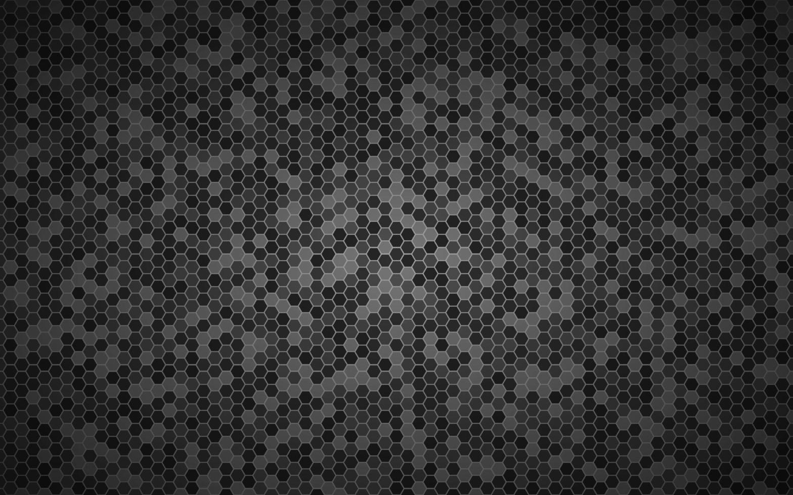 fond géométrique bleu haute résolution moderne avec grille polygonale. motif hexagonal métallique noir abstrait. illustration vectorielle simple vecteur