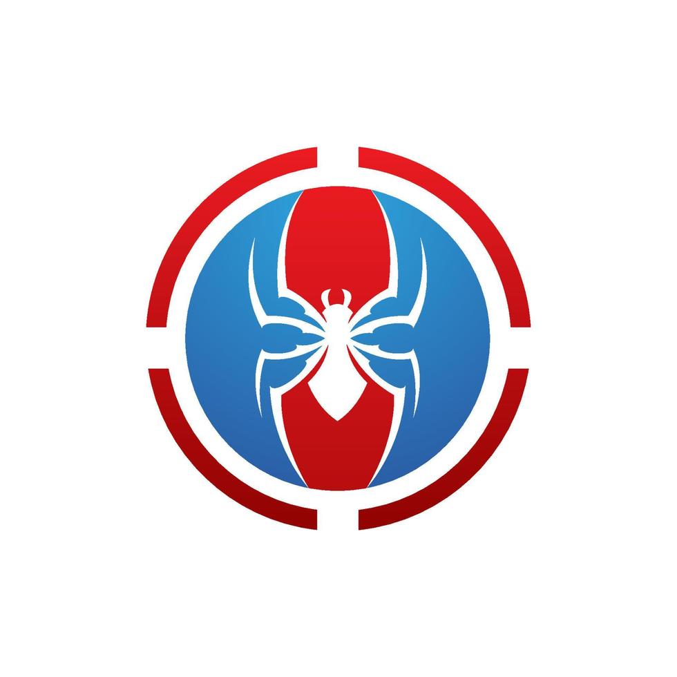 conception d'icône d'araignée conception d'illustration vectorielle vecteur