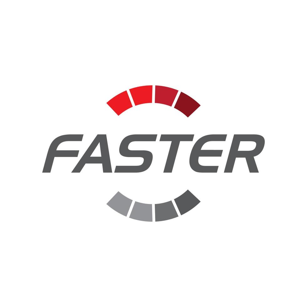 icône de compteur de vitesse pour illustration vectorielle logo auto vecteur