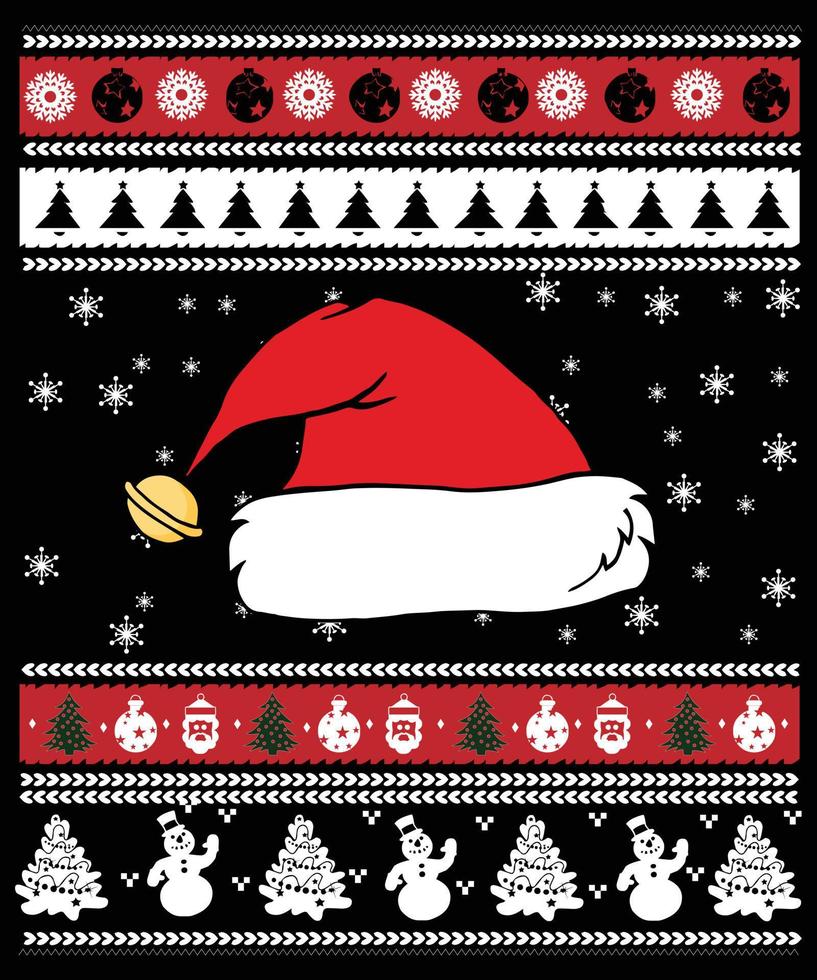 collections massives de design de noël pour t-shirt, walmart, affiche, tasse, couverture et plus vecteur