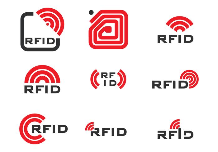 Logo RFID vecteur