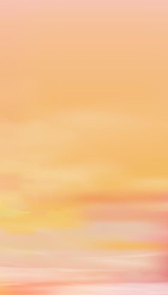 lever du soleil le matin avec ciel orange, jaune et rose, paysage crépusculaire dramatique vertical avec coucher de soleil le soir, bannière de ciel d'horizon de maillage vectoriel du lever du soleil ou de la lumière du soleil pour un fond de quatre saisons