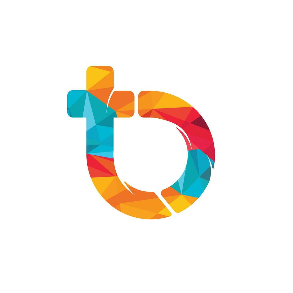 création de logo de lettre tb. création de logo vectoriel lettre initiale t et b.
