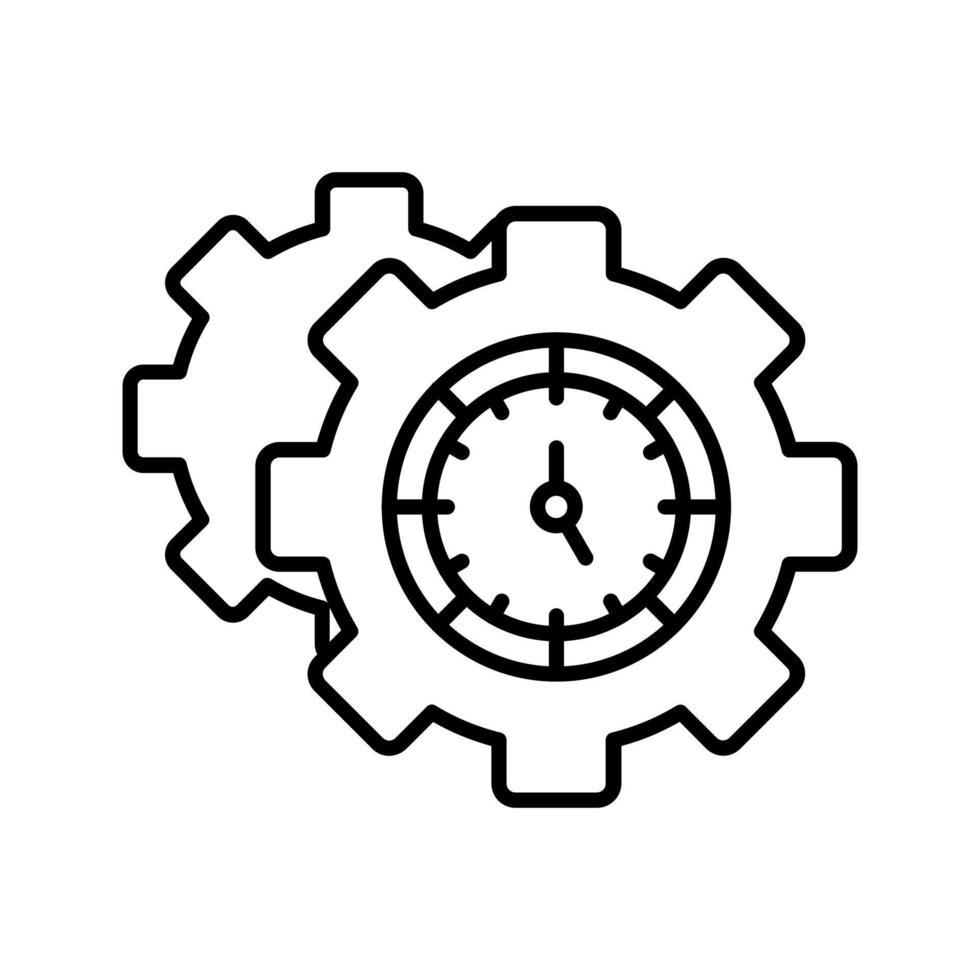 icône de vecteur de gestion du temps