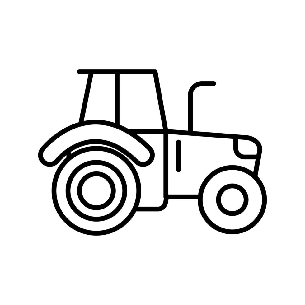 icône de vecteur de tracteur