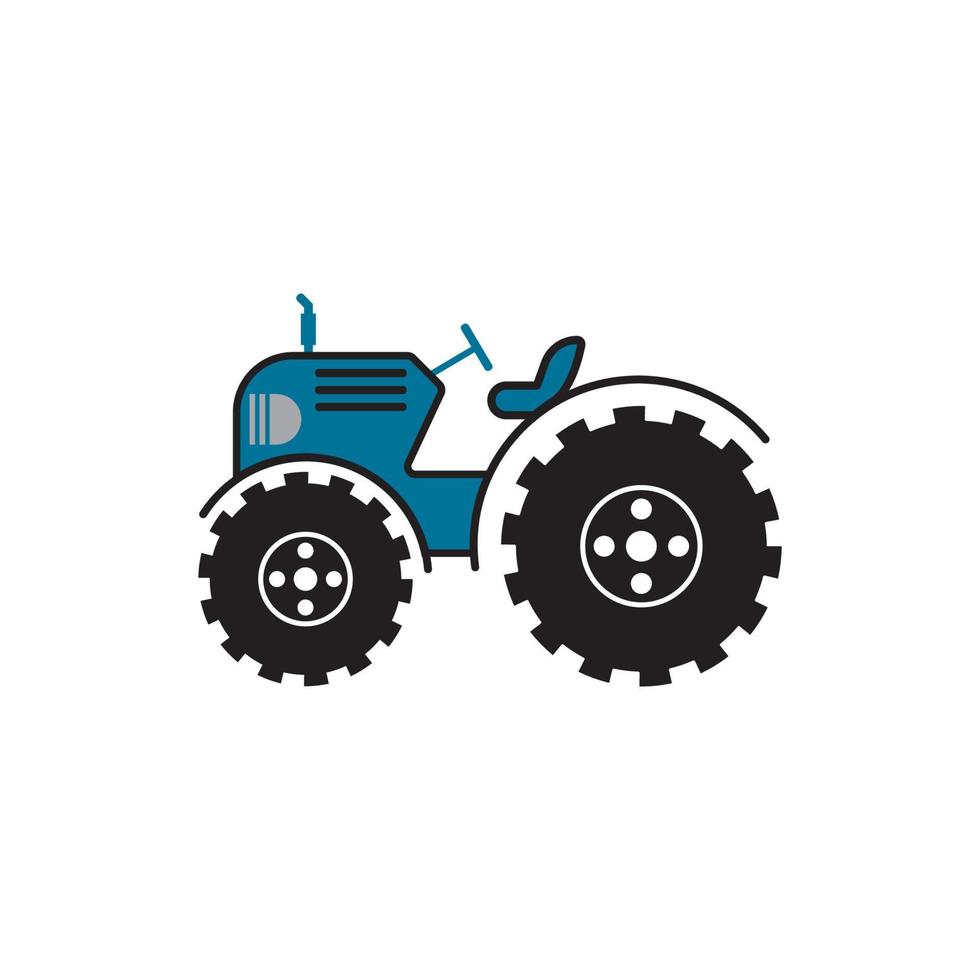 illustration de conception d'icône de vecteur de tracteur