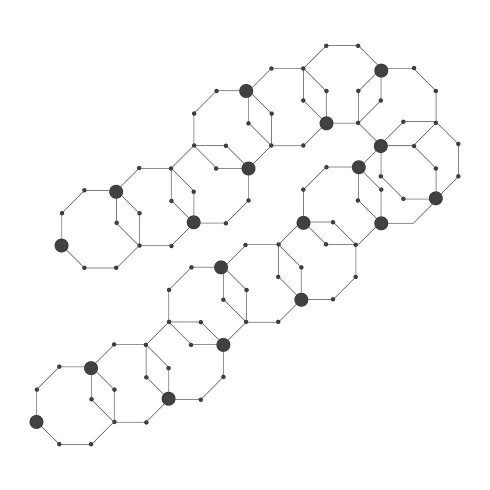 fond abstrait polygonale vecteur