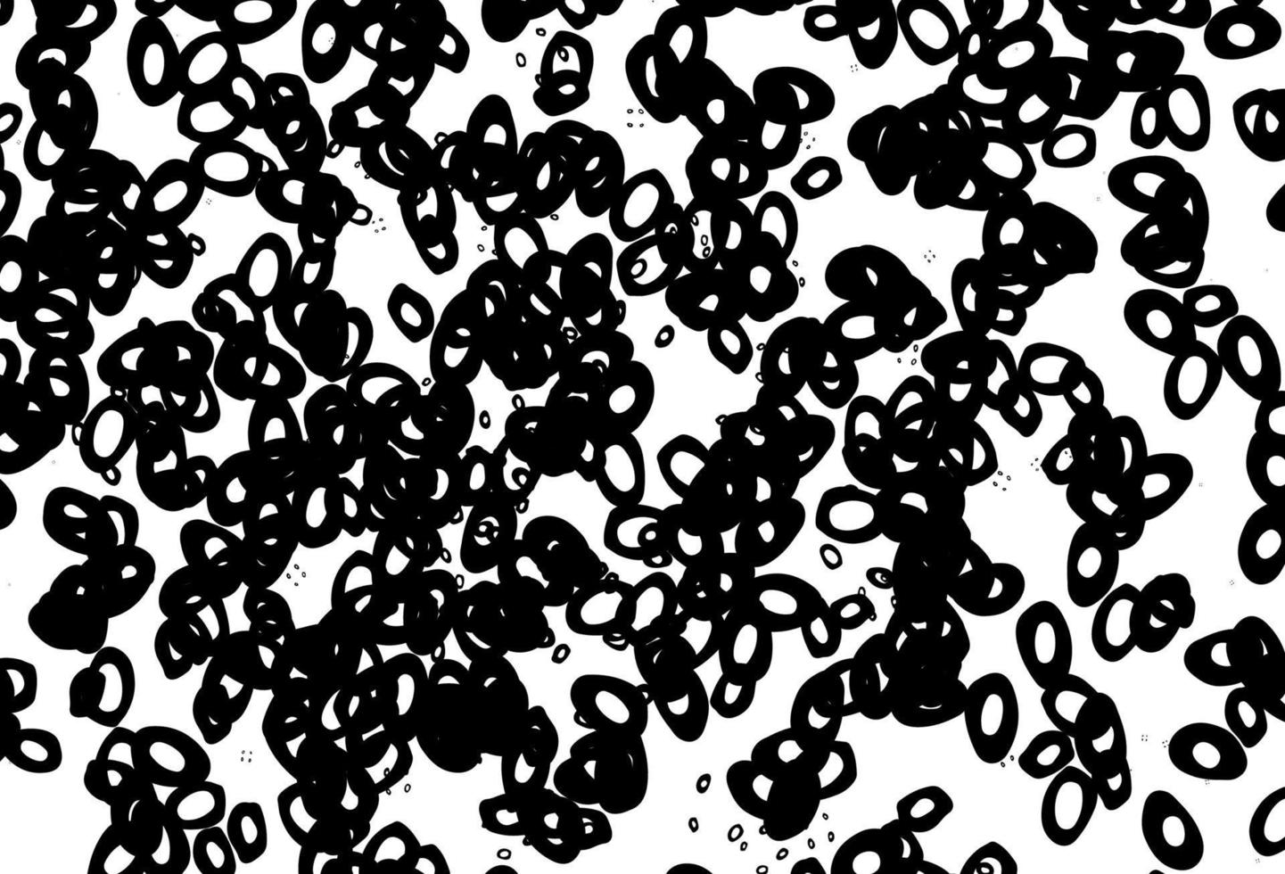 couverture vectorielle en noir et blanc avec des taches. vecteur