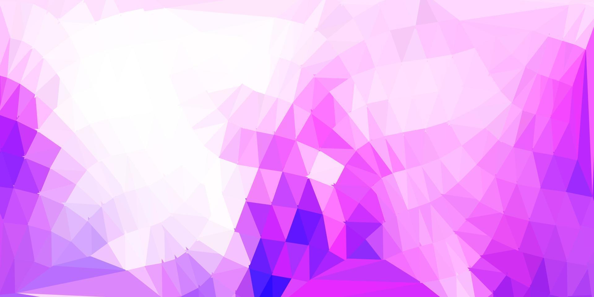 fond de mosaïque triangle vecteur violet clair.