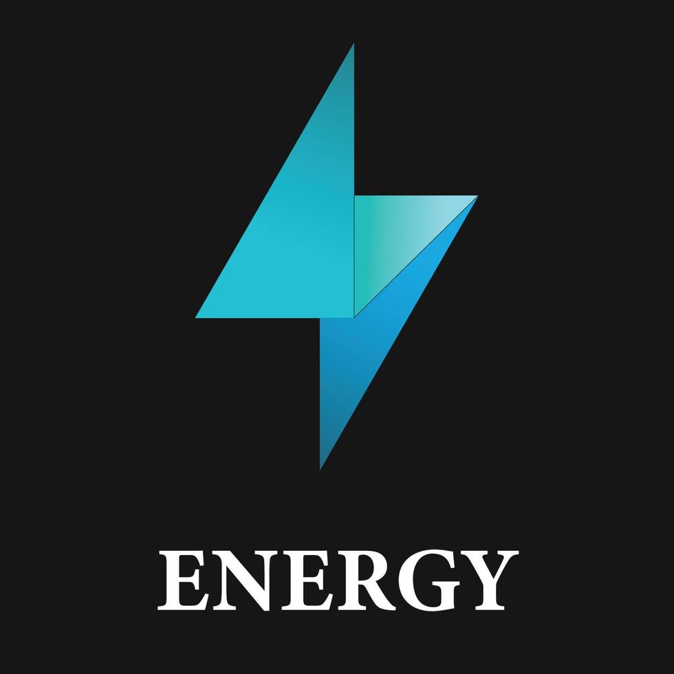 création de logo d'énergie vecteur