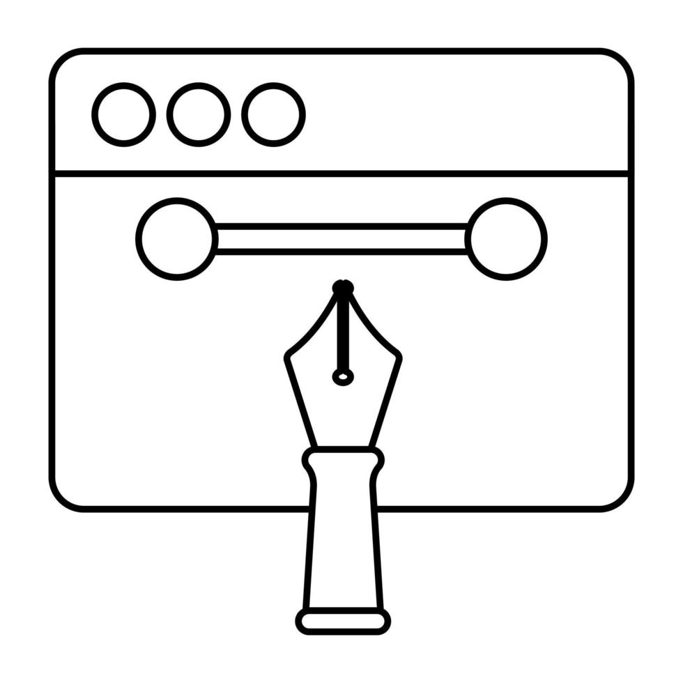 icône de conception parfaite de la conception graphique vecteur