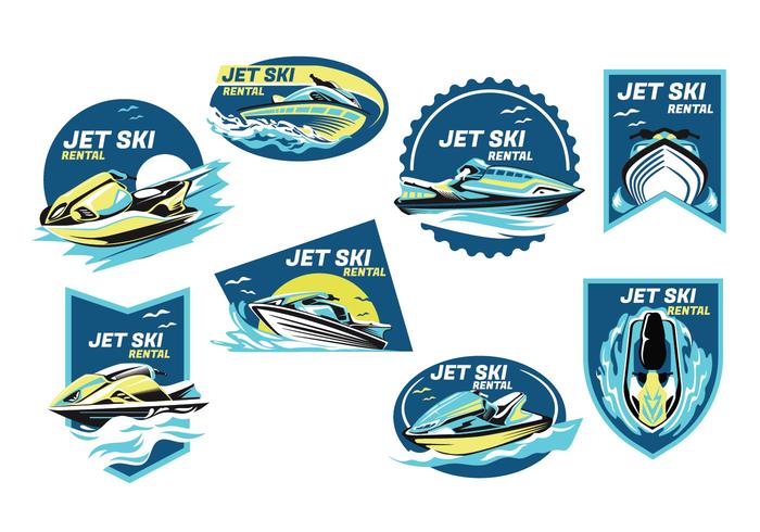 Jet ski vector