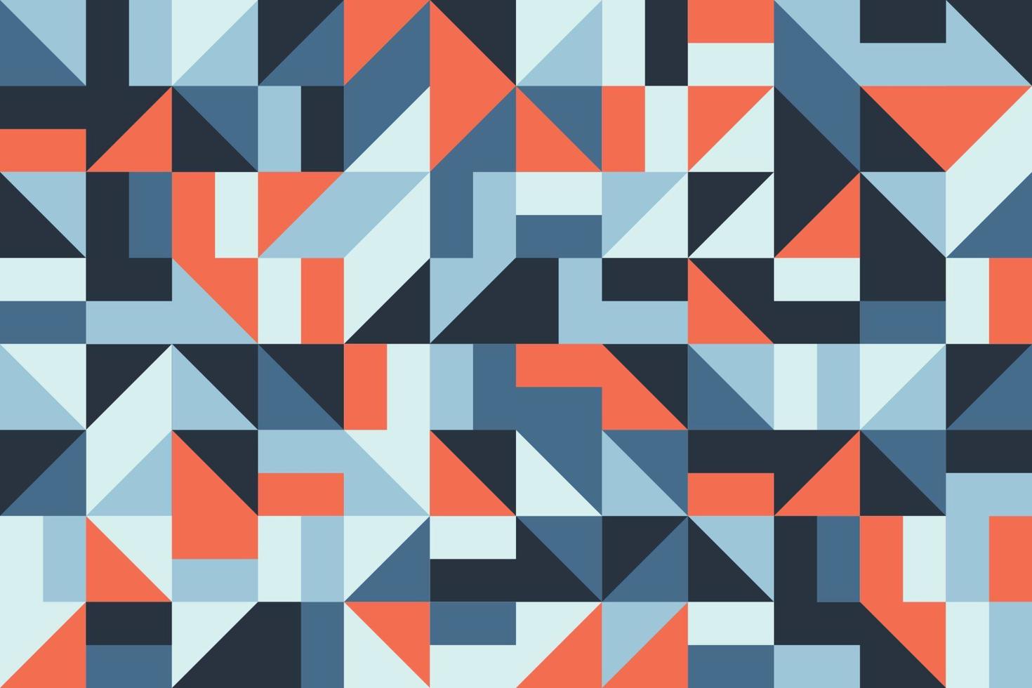 motifs abstraits géométriques vibrants sans soudure. texture carrelée entrelacs de mosaïque simple vecteur