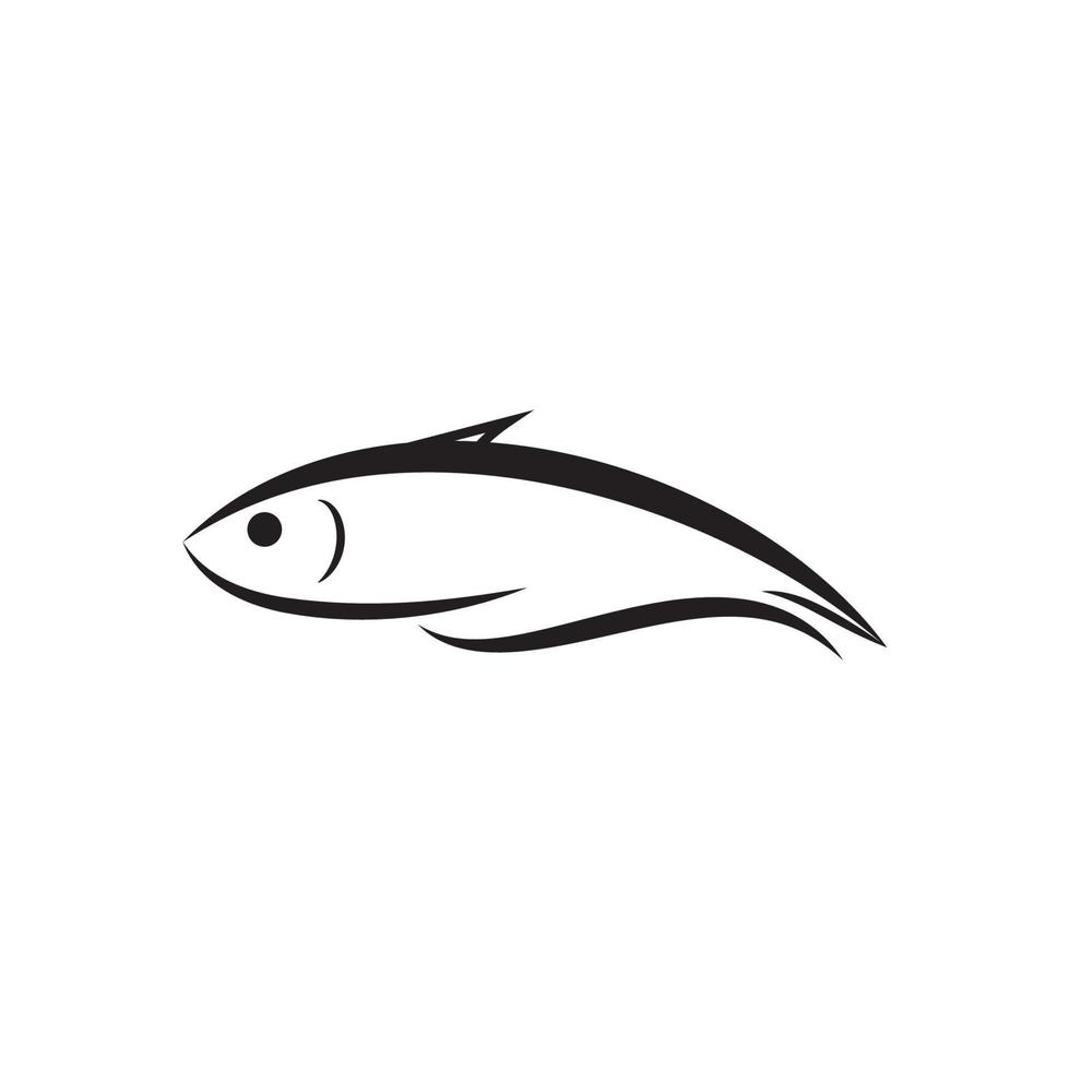 vecteur de logo de poisson