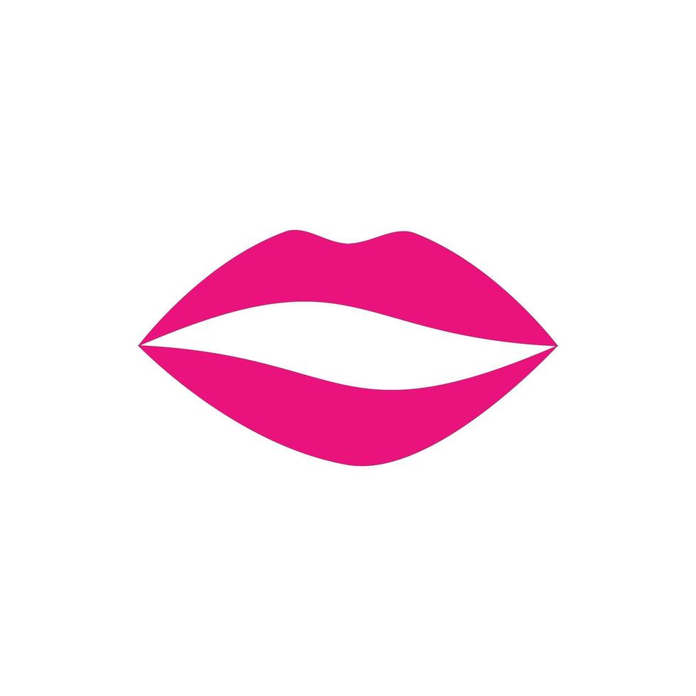 vecteur de logo de lèvres