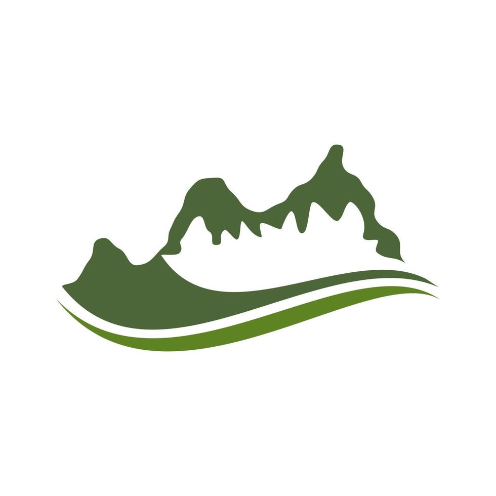 vecteur de logo de montagnes