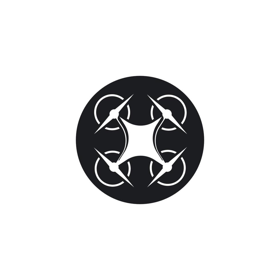 vecteur de logo de drone