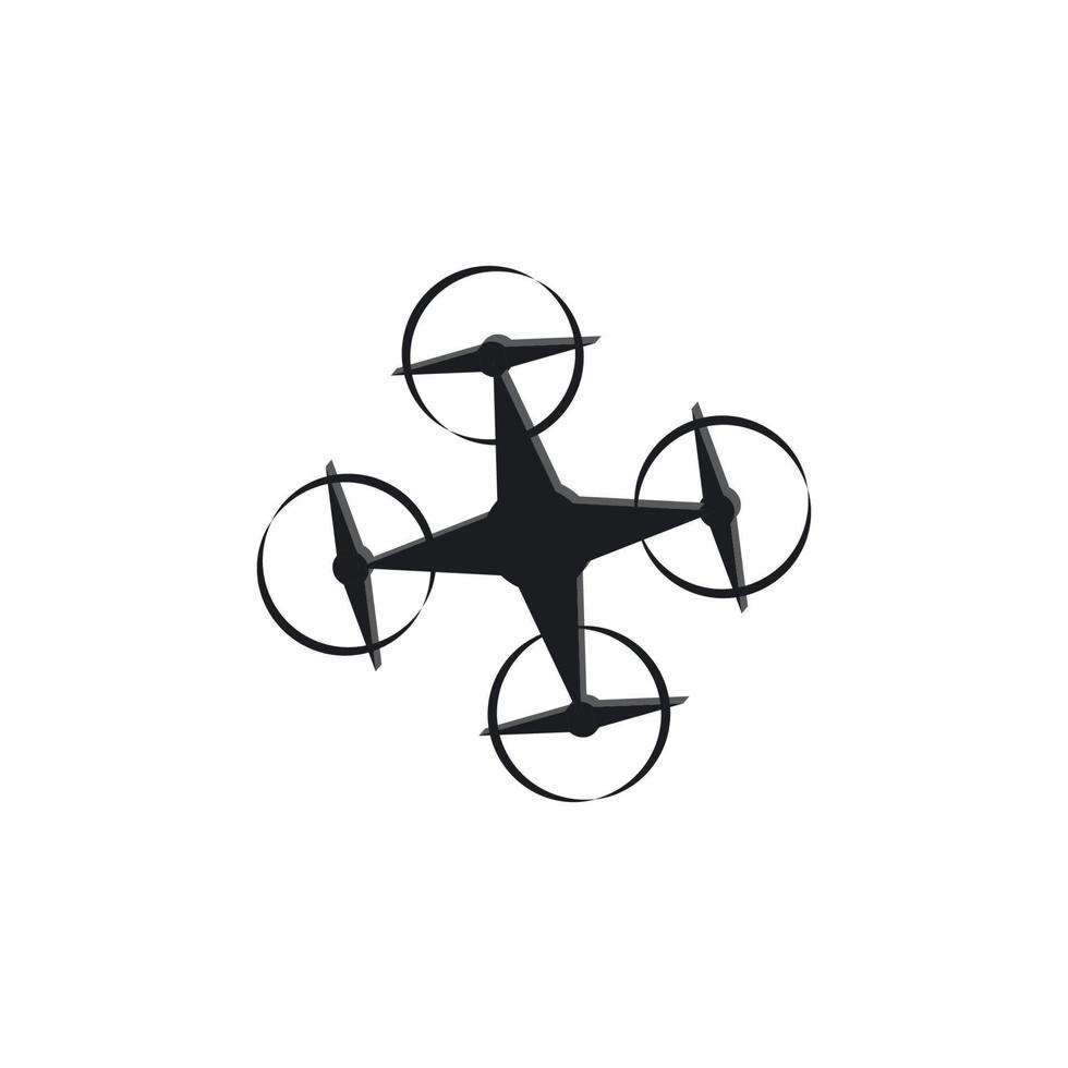 vecteur de logo de drone