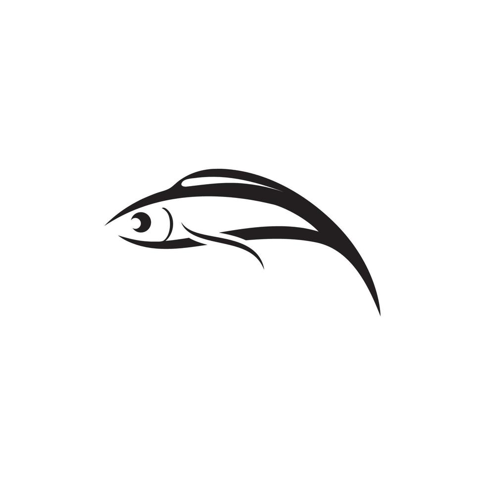 vecteur de logo de poisson