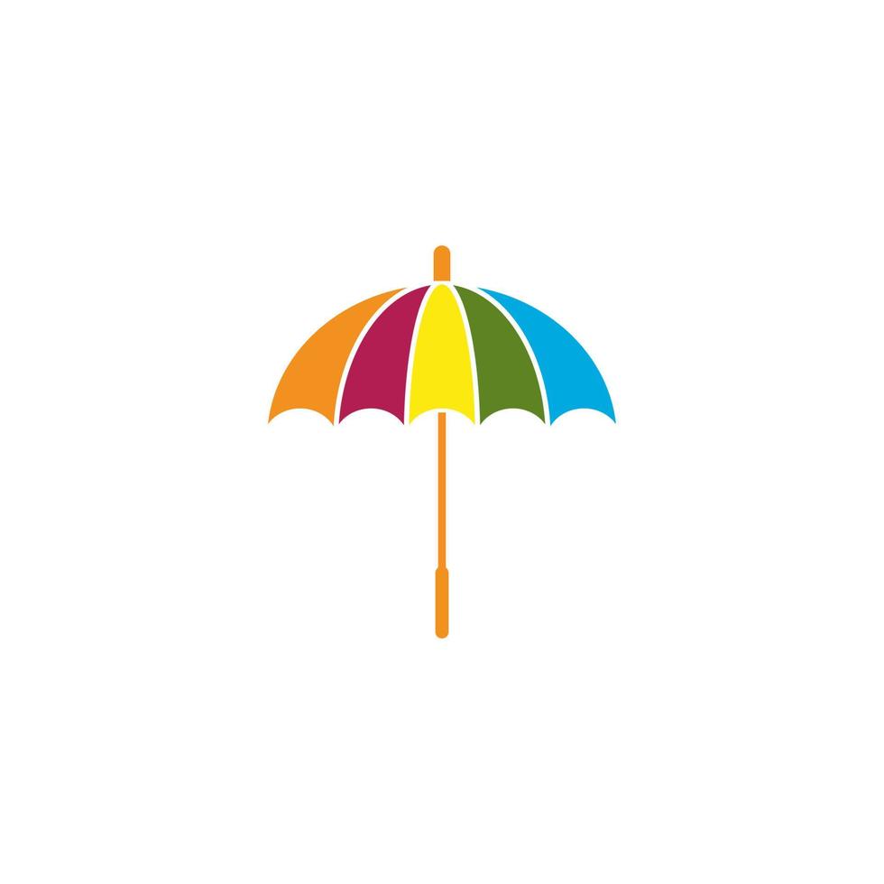 vecteur de logo parapluie