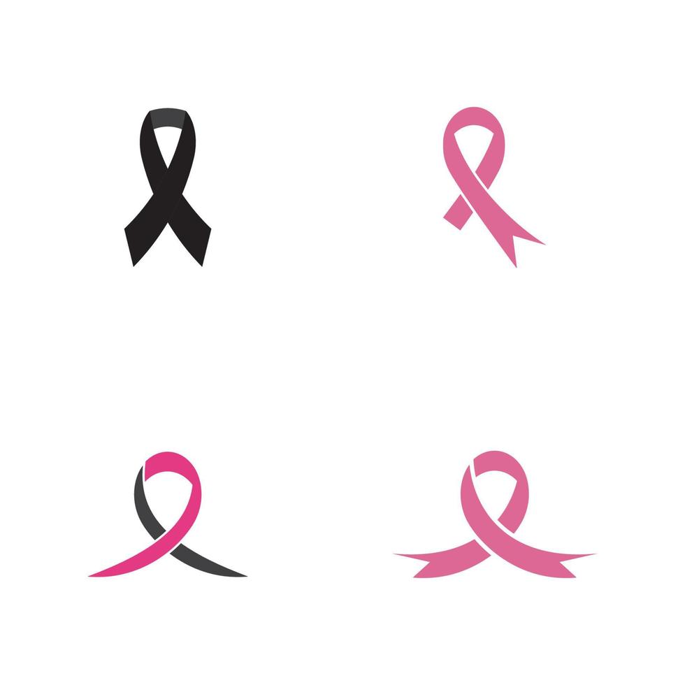 modèle de logo de conception d'illustration vectorielle d'icône de cancer vecteur