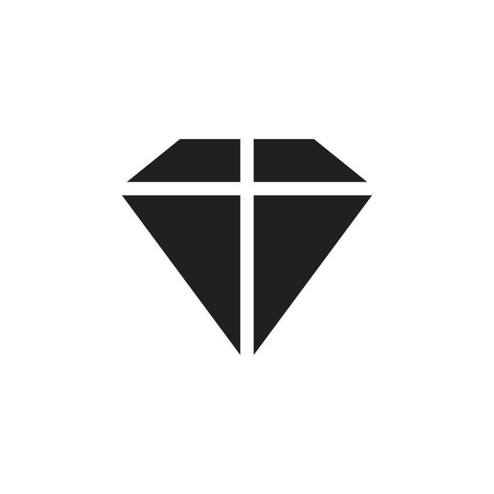 modèle de logo de diamant vecteur