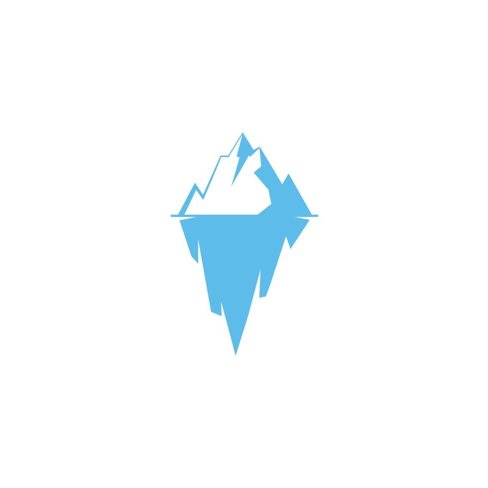 illustration vectorielle d'iceberg vecteur