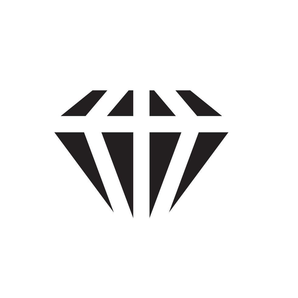 modèle de logo de diamant vecteur