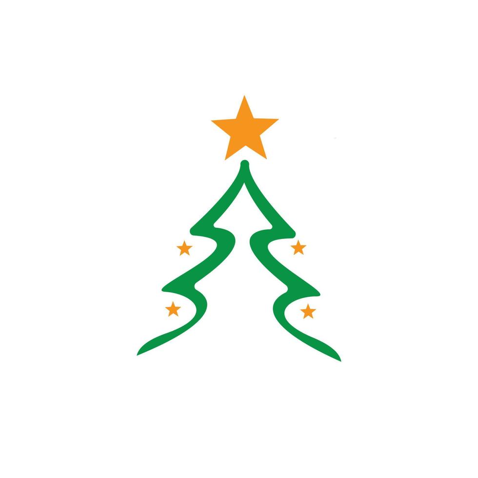 icône de sapin de Noël vecteur
