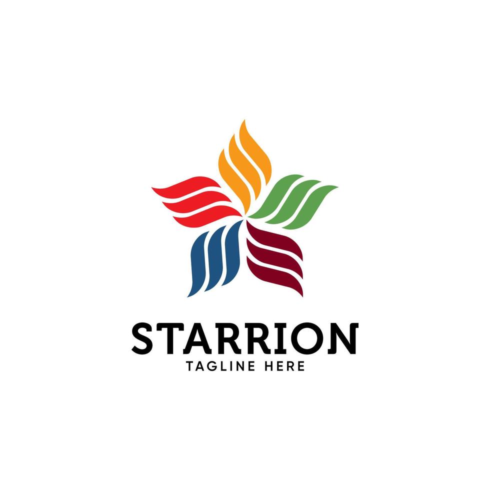 création de logo starrion vecteur