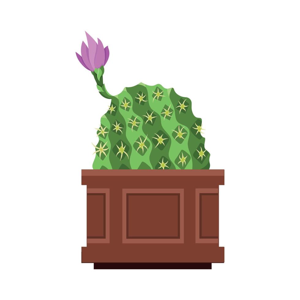 cactus en pot vecteur