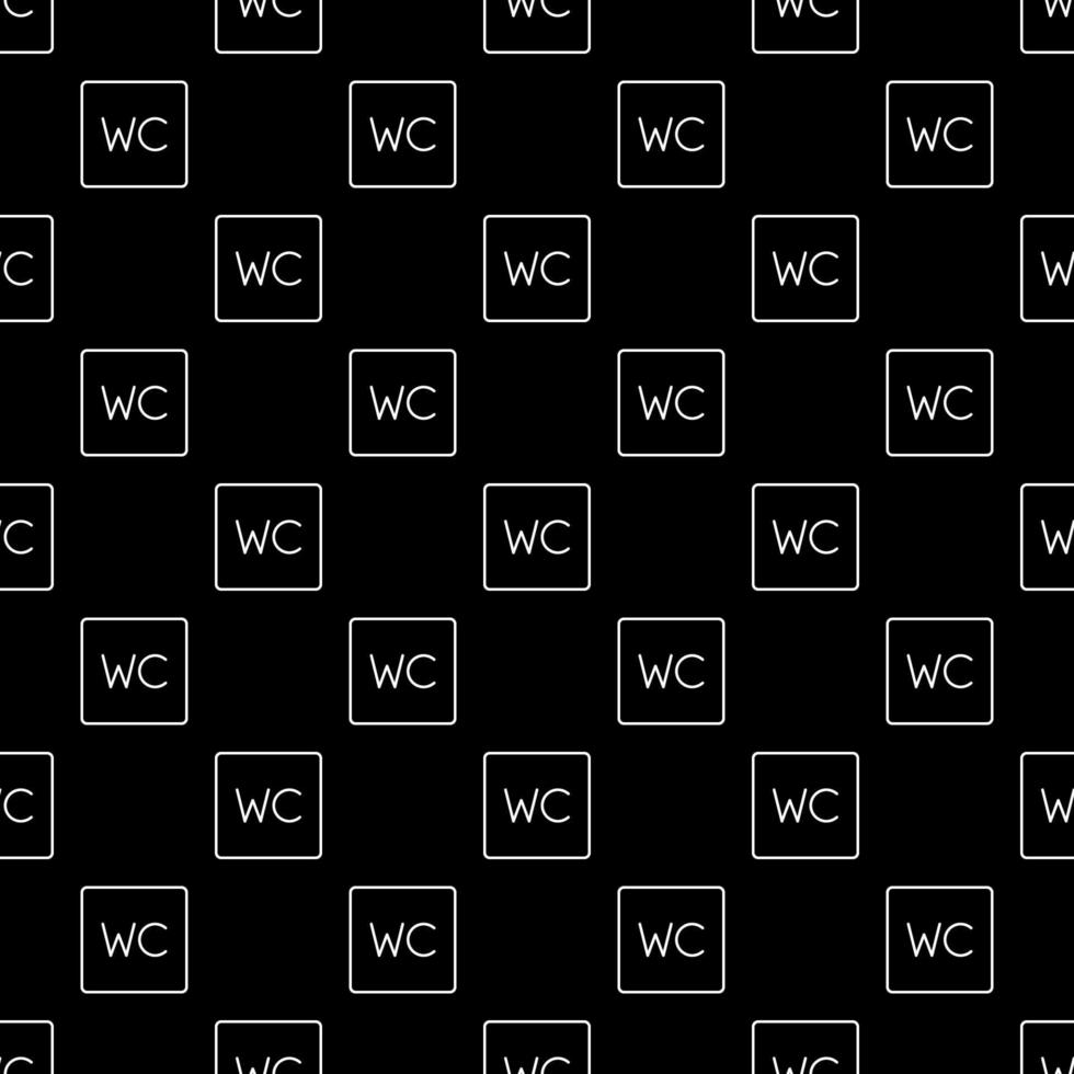 vecteur, wc, concept, contour, seamless, modèle vecteur