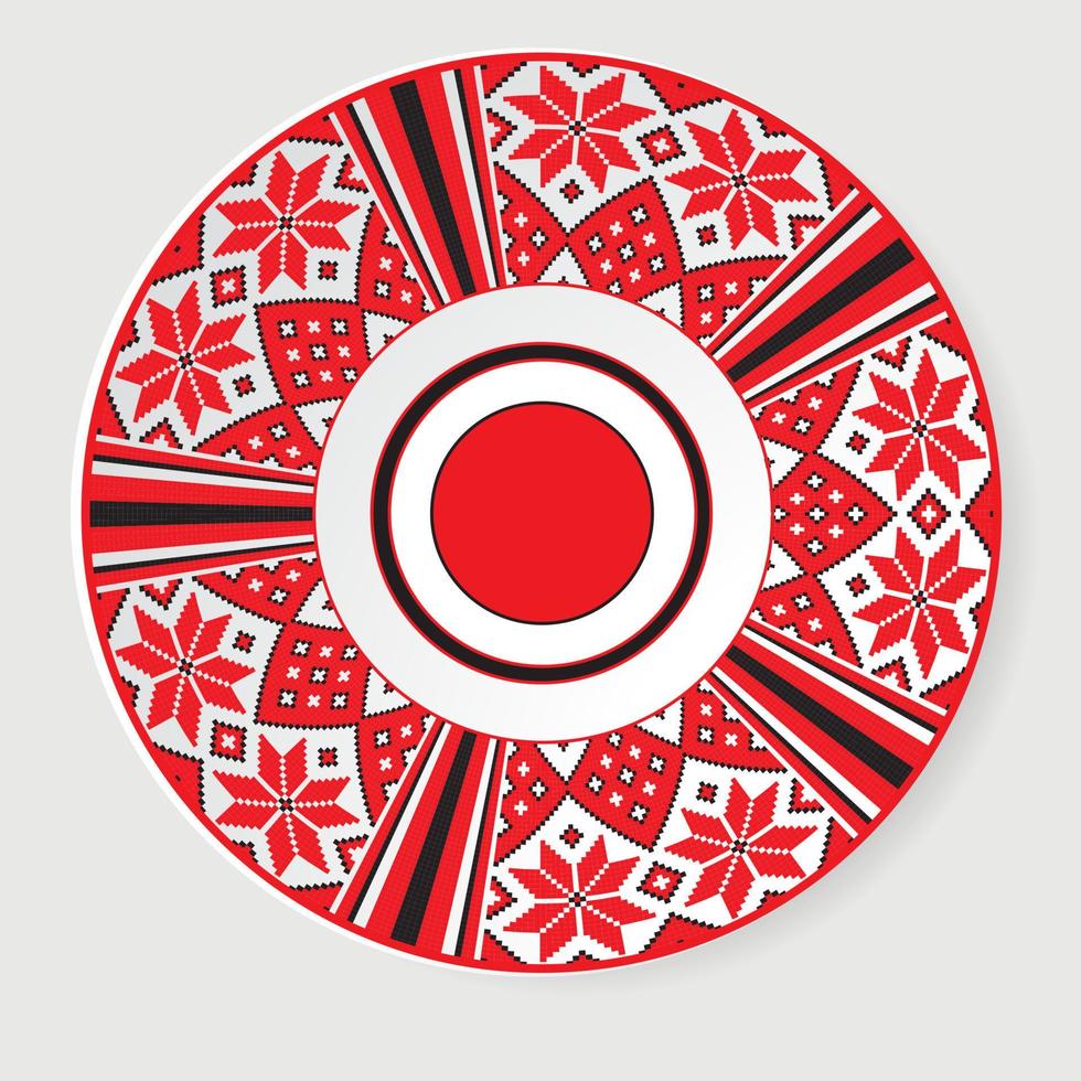 ornement ethnique circulaire. illustration vectorielle vecteur