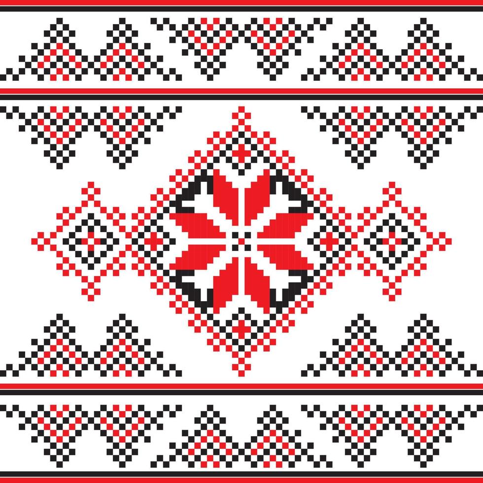 ensemble de motifs d'ornement ethniques de différentes couleurs. illustration vectorielle vecteur
