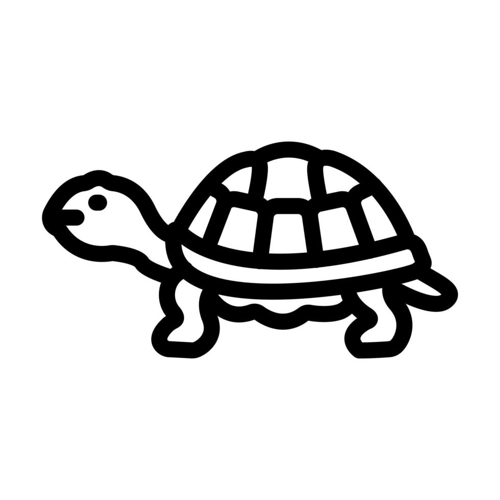 conception d'icône de tortue vecteur